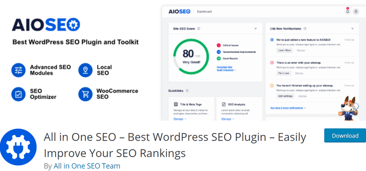 All in One SEO WordPress Plugin Free