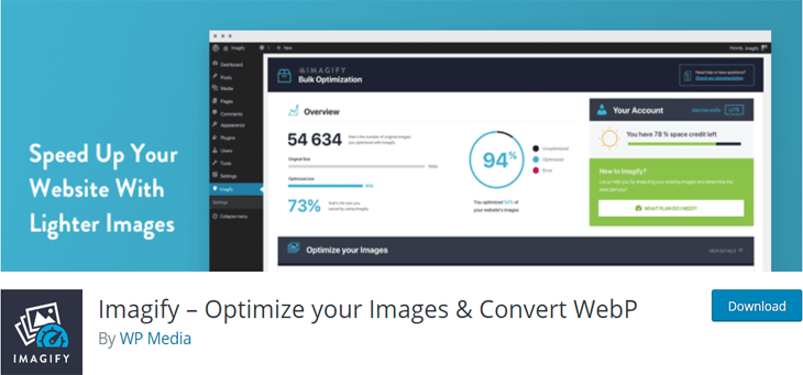 Imagify WordPress Image Optimization Plugin