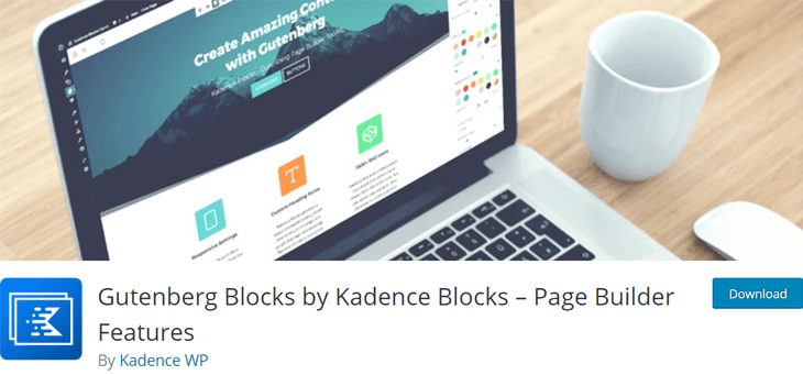 Kadence Blocks WordPress Gutenberg Plugin