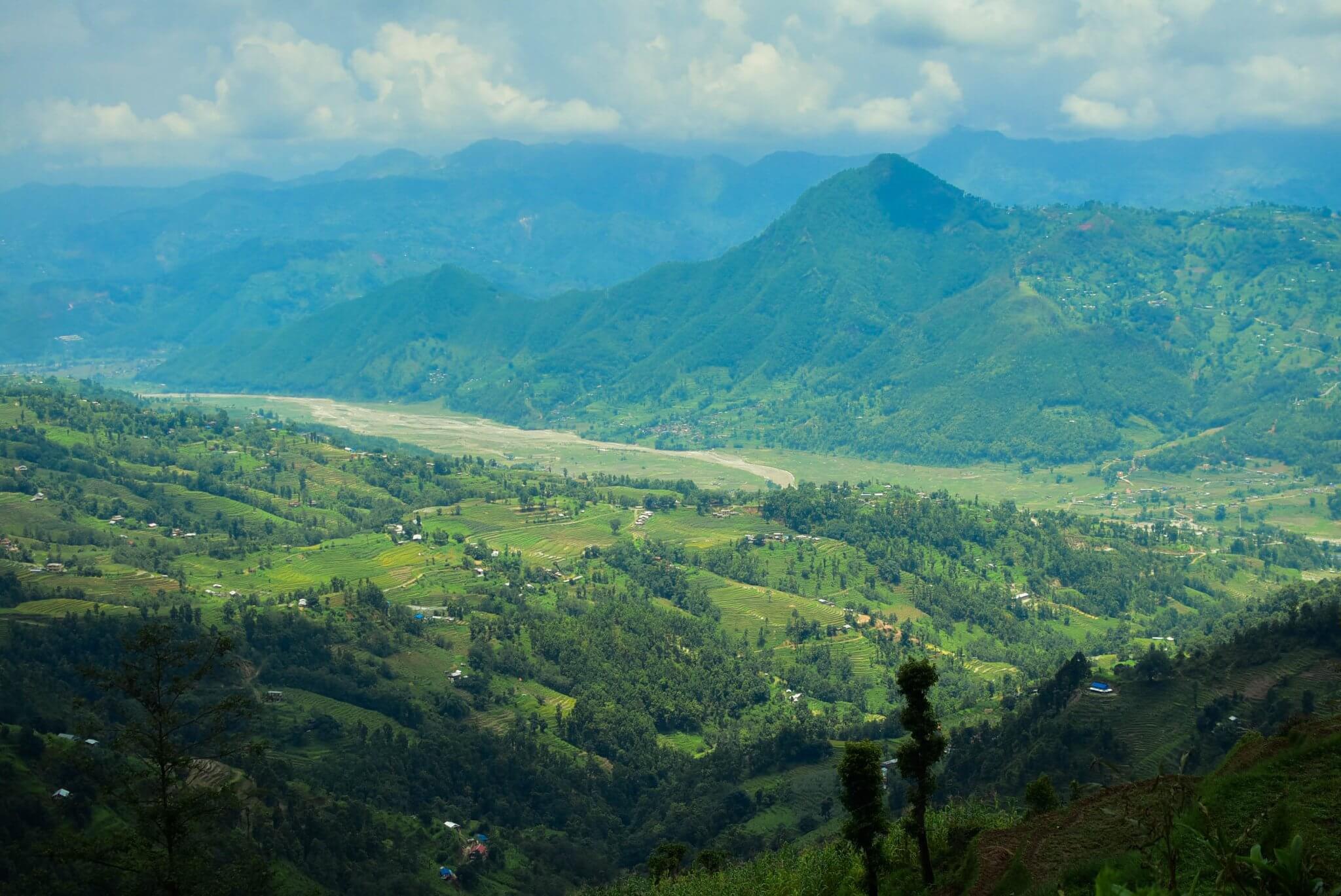 Simle Village in Nuwakot District, Nepal