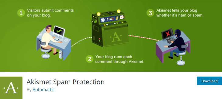 Akismet Spam Protection WordPress Plugin Free