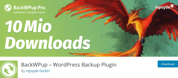 BackUpWP Free WordPress Plugin