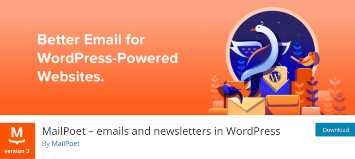 MailPoet email marketing plugin for WordPress