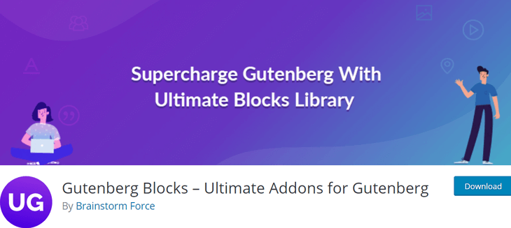 Ultimate Addons for Gutenberg Free Gutenberg Plugin